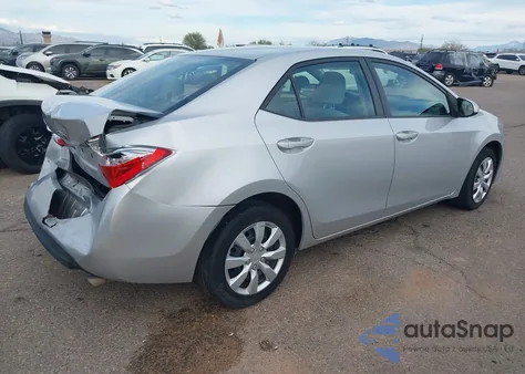 2016 Toyota Corolla Le from USA, damaged, VIN 5YFBURHE4GP445889